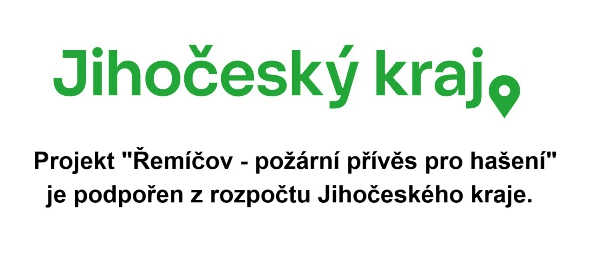 Pořízení Požárního vozíku pro hašení s dotací z Jihočeského kraje